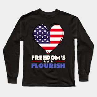 Love Stars and Stripes. Long Sleeve T-Shirt